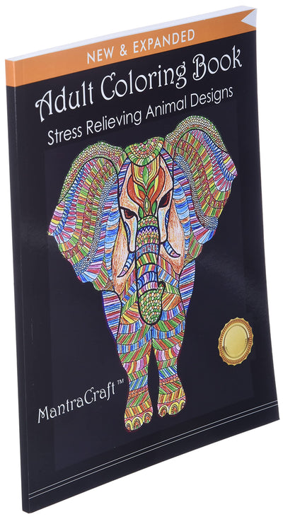 Adult Coloring Book: Stress Relieving Animal Designs