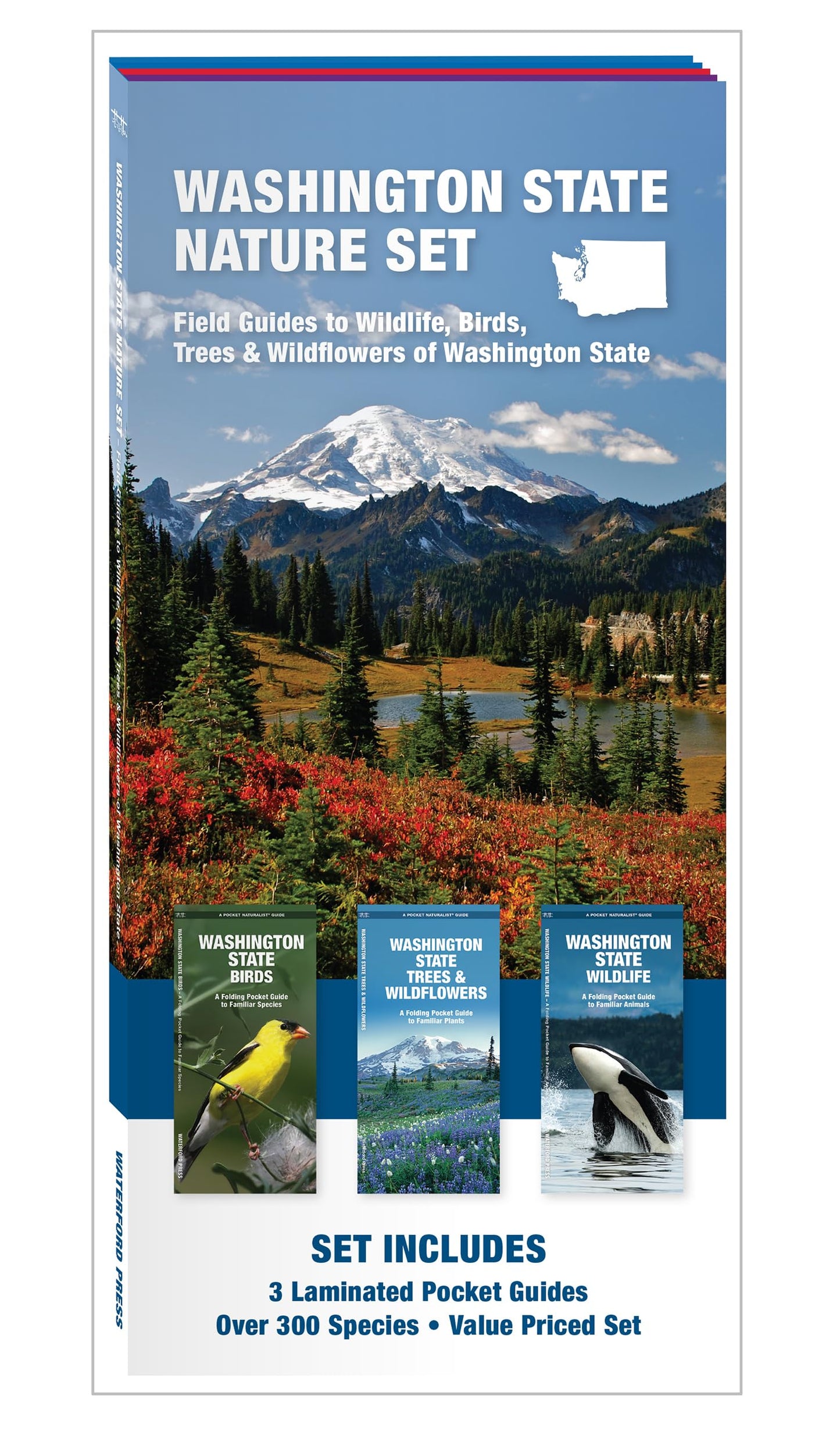 Washington State Nature Set: Field Guides to Wildlife, Birds, Trees & Wildflowers of Washington State (Nature Observation North America)
