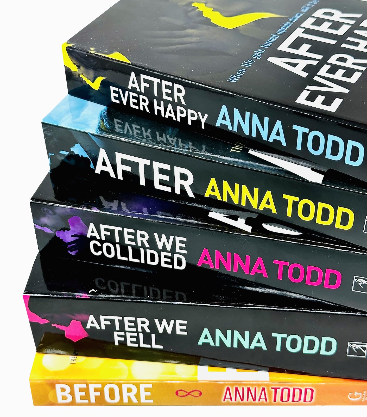 The Complete After Series Collection 5 Books Box Set by Anna Todd (After Ever Happy, After, After We Collided, After We Fell, Before)