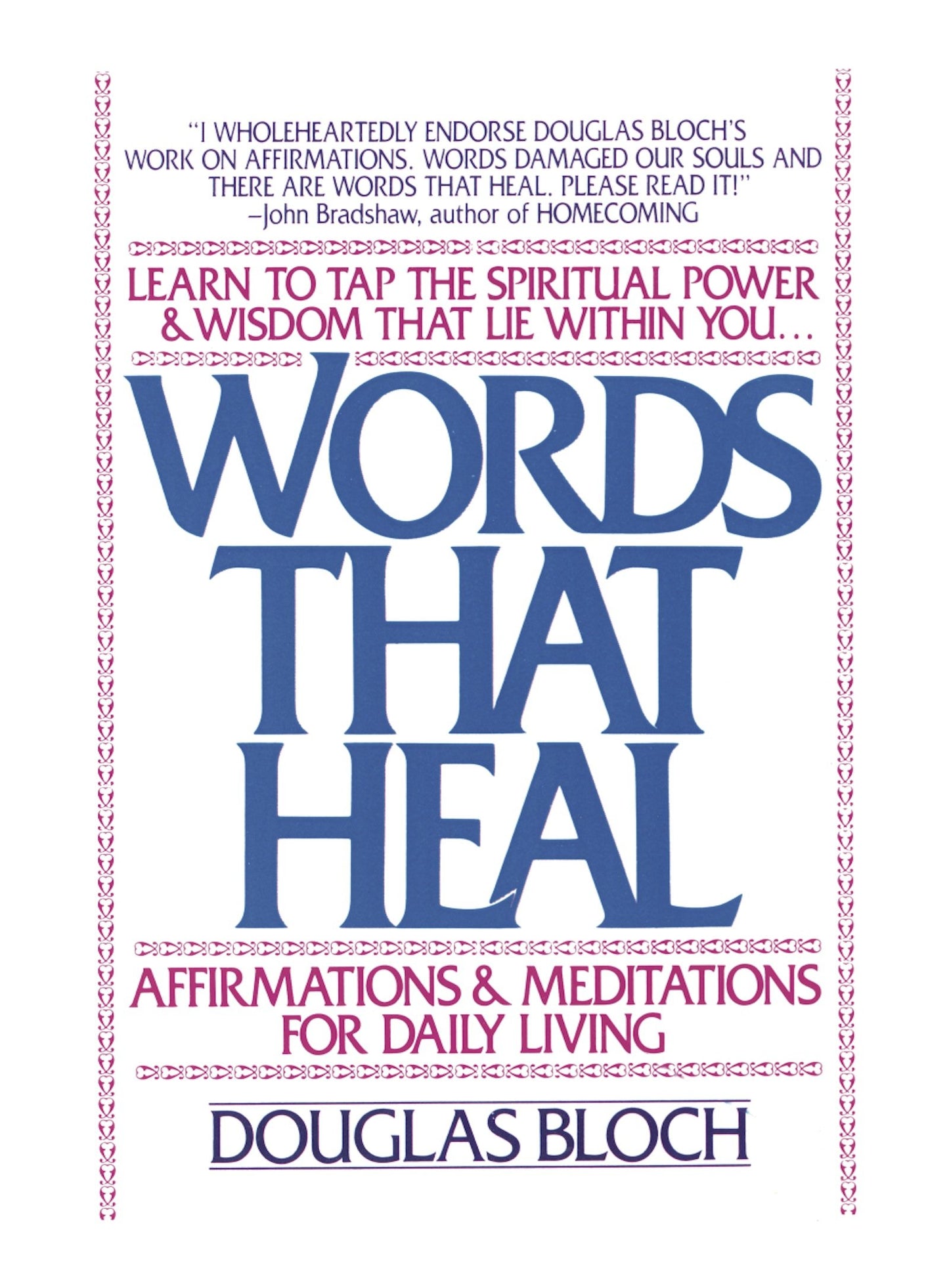 Words That Heal by Bloch, Douglas