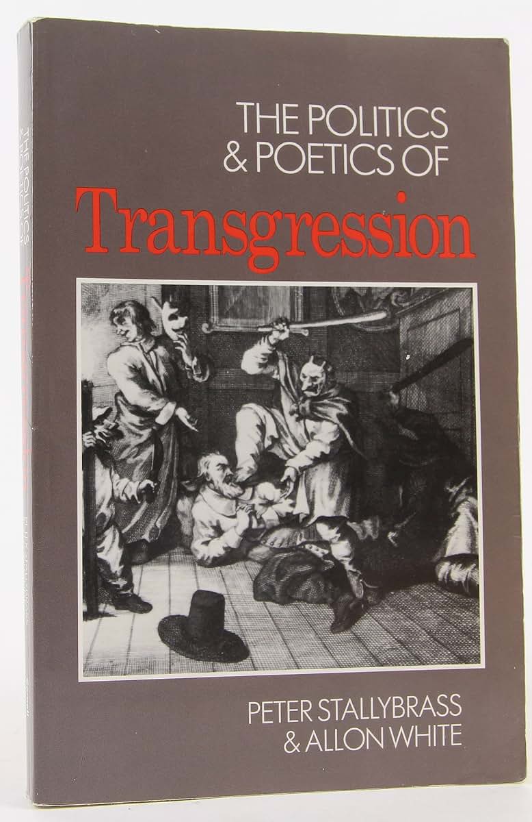 The Politics and Poetics of Transgression by Stallybrass (Paperback)