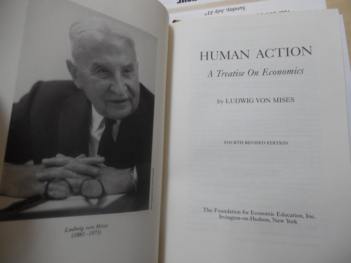 Human Action: A Treatise on Economics