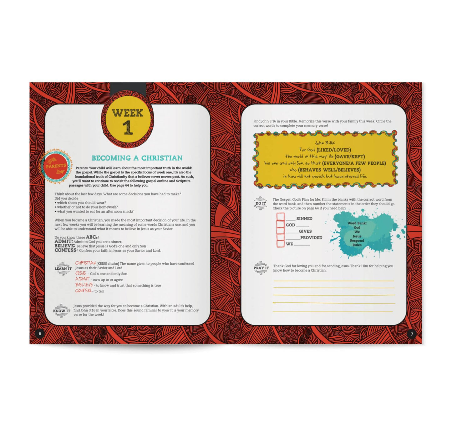 I'm a Christian Now! (Younger Kids Activity Book) - Revised