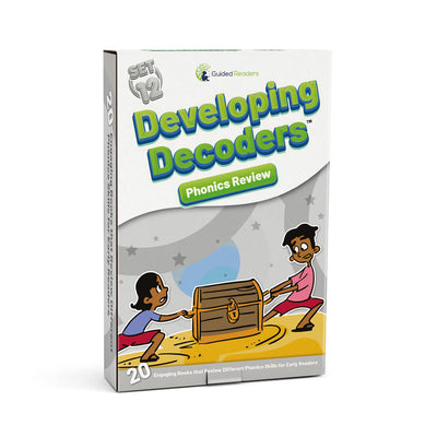 Decodable Readers: 15 Phonics Review Phonics Books for Beginning Readers Ages 4-7 Developing Decoders (Set 12)