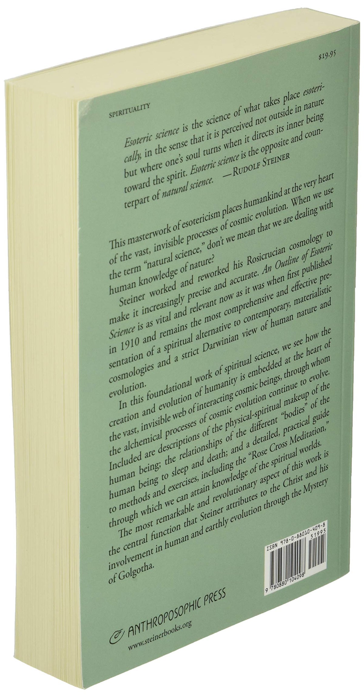 An Outline of Esoteric Science: (CW 13) (Classics in Anthroposophy)