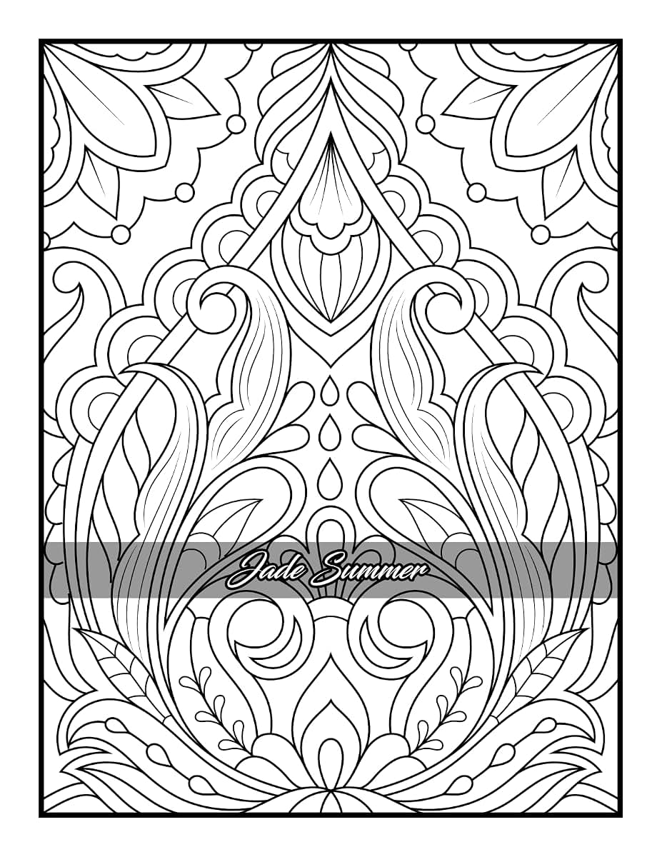 100 Amazing Patterns: An Adult Coloring Book with Fun, Easy, and Relaxing Coloring Pages