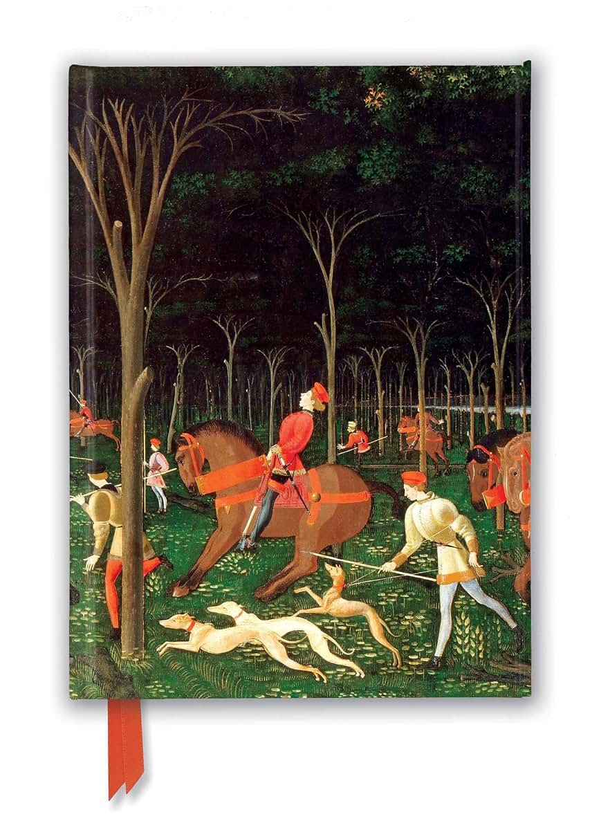 Ashmolean Museum: The Hunt by Paolo Uccello (Foiled Journal) (Flame Tree Notebooks)