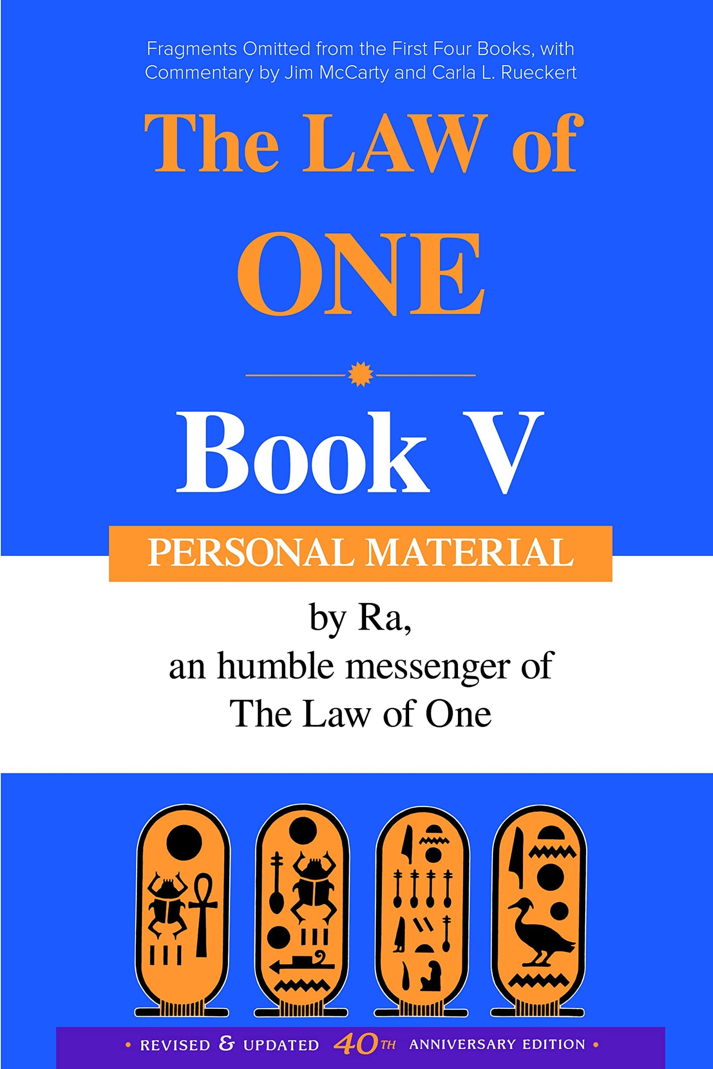 The Law of One, Book 5: Personal Material