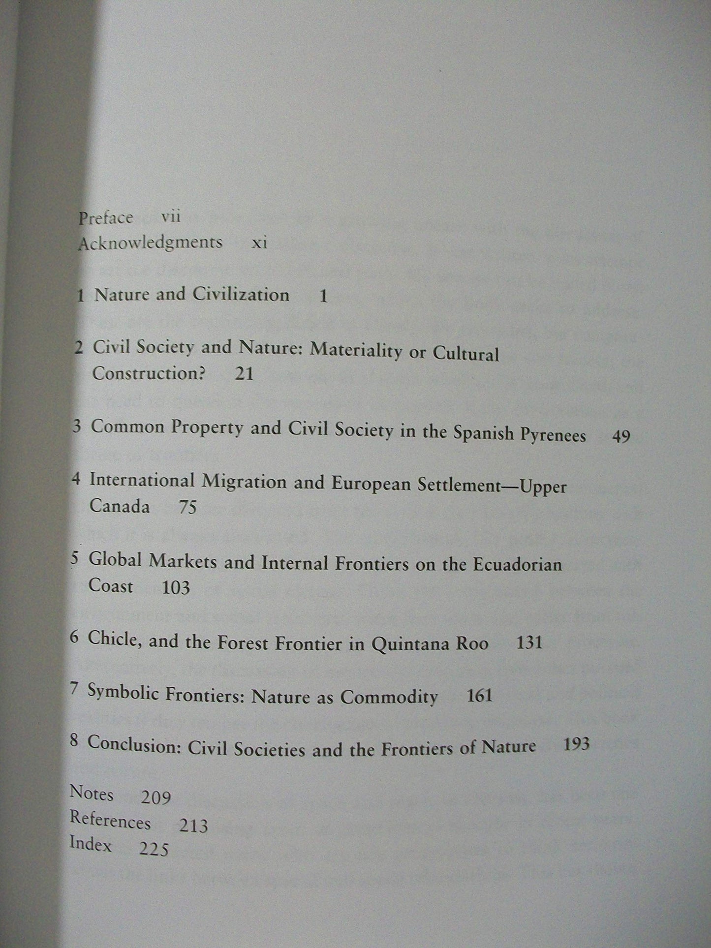 Frontiers: Histories of Civil Society and Nature (Mit Press)
