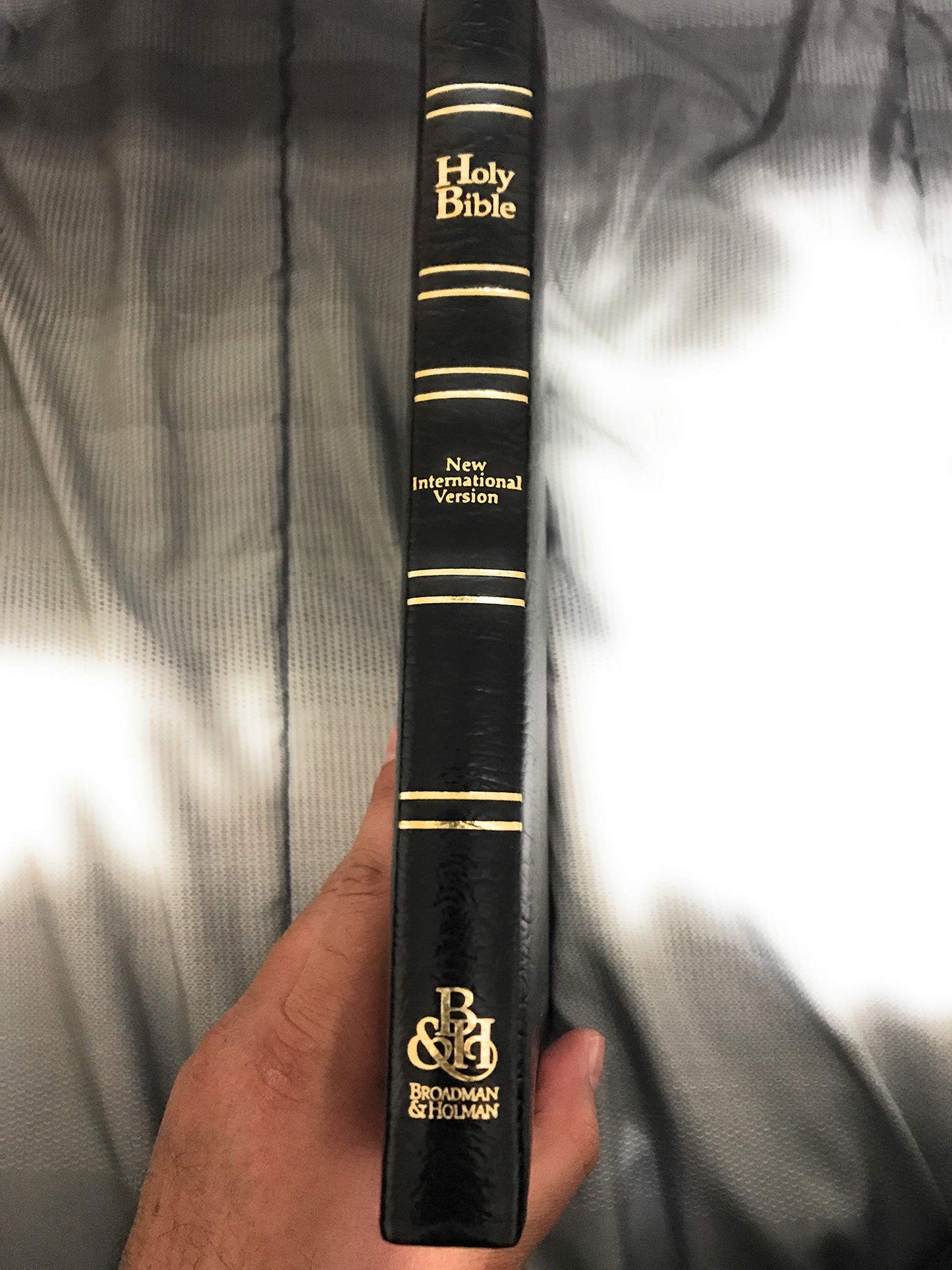 NIV UltraThin Reference Bible (Black Genuine Leather)