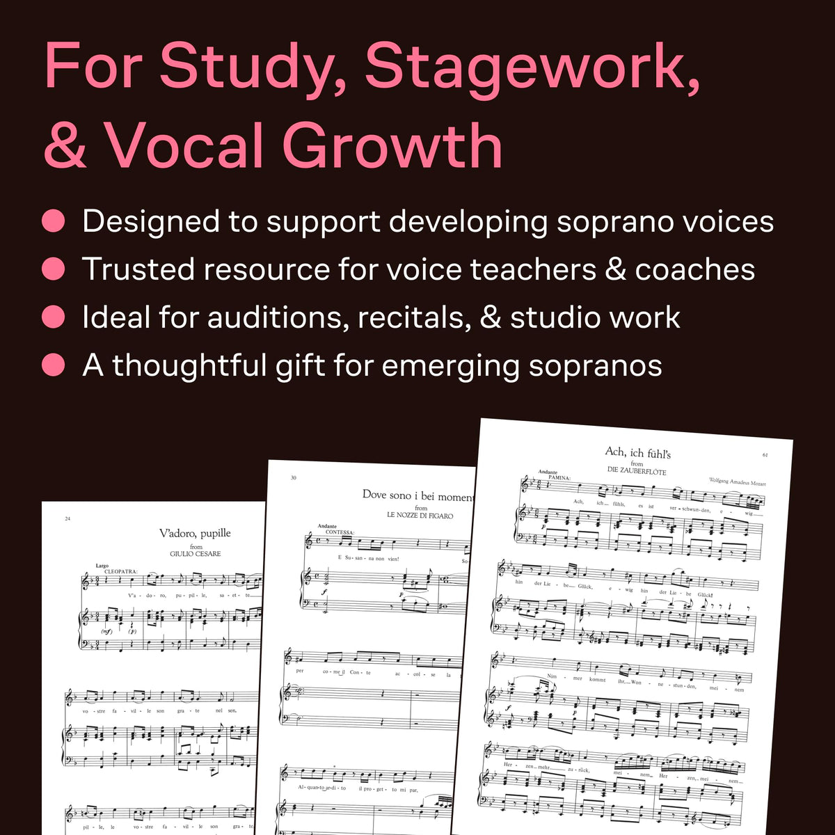 Arias for Soprano - G. Schirmer Opera Anthology Vocal Collection Classical Soprano Sheet Music and Songbook for Singers