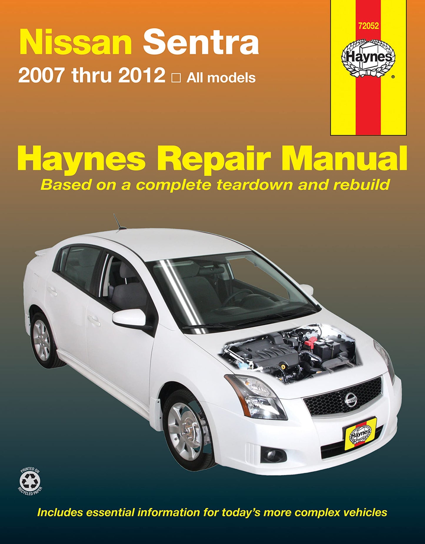 Nissan Sentra (07-12) Haynes Repair Manual Editors of Haynes Manuals