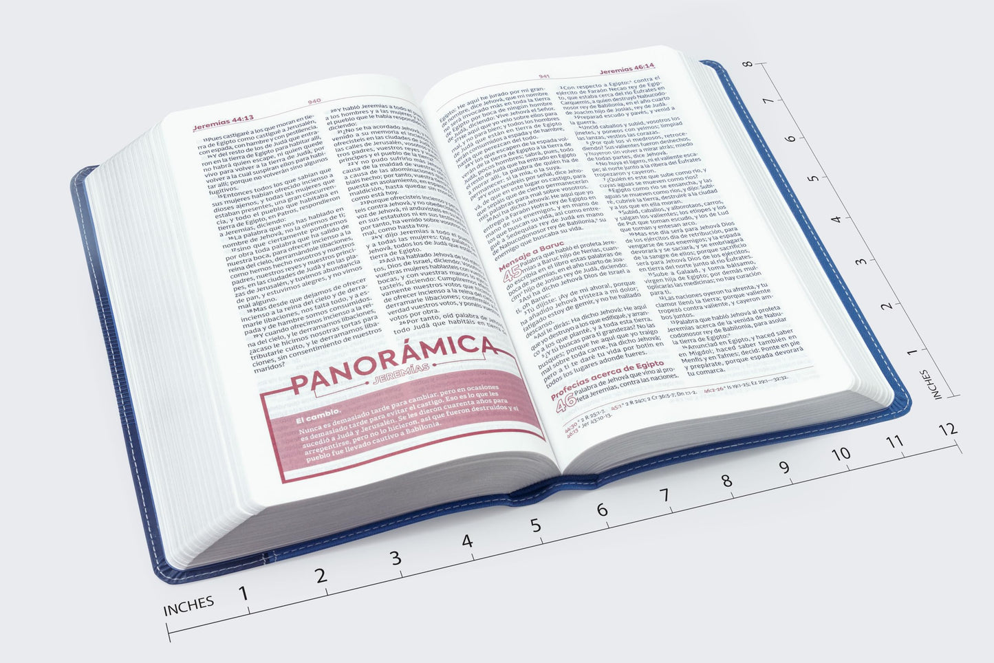 RVR60, Biblia de Estudio para Jvenes Adolescentes, Leathersoft, Azul, Palabras de Jess en Rojo, Comfort Print (Spanish Edition)