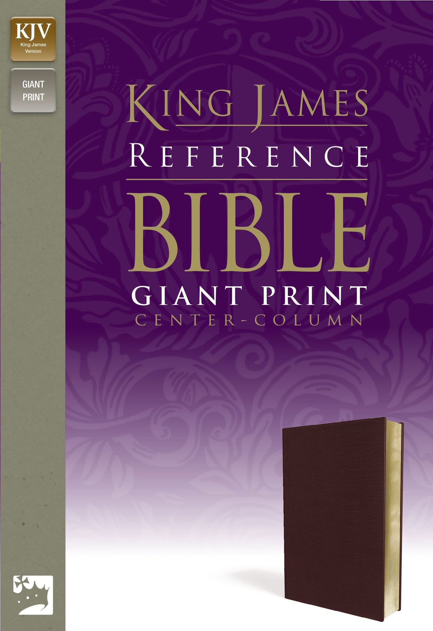 King James Version Reference Bible, Giant Print, Leather Loo