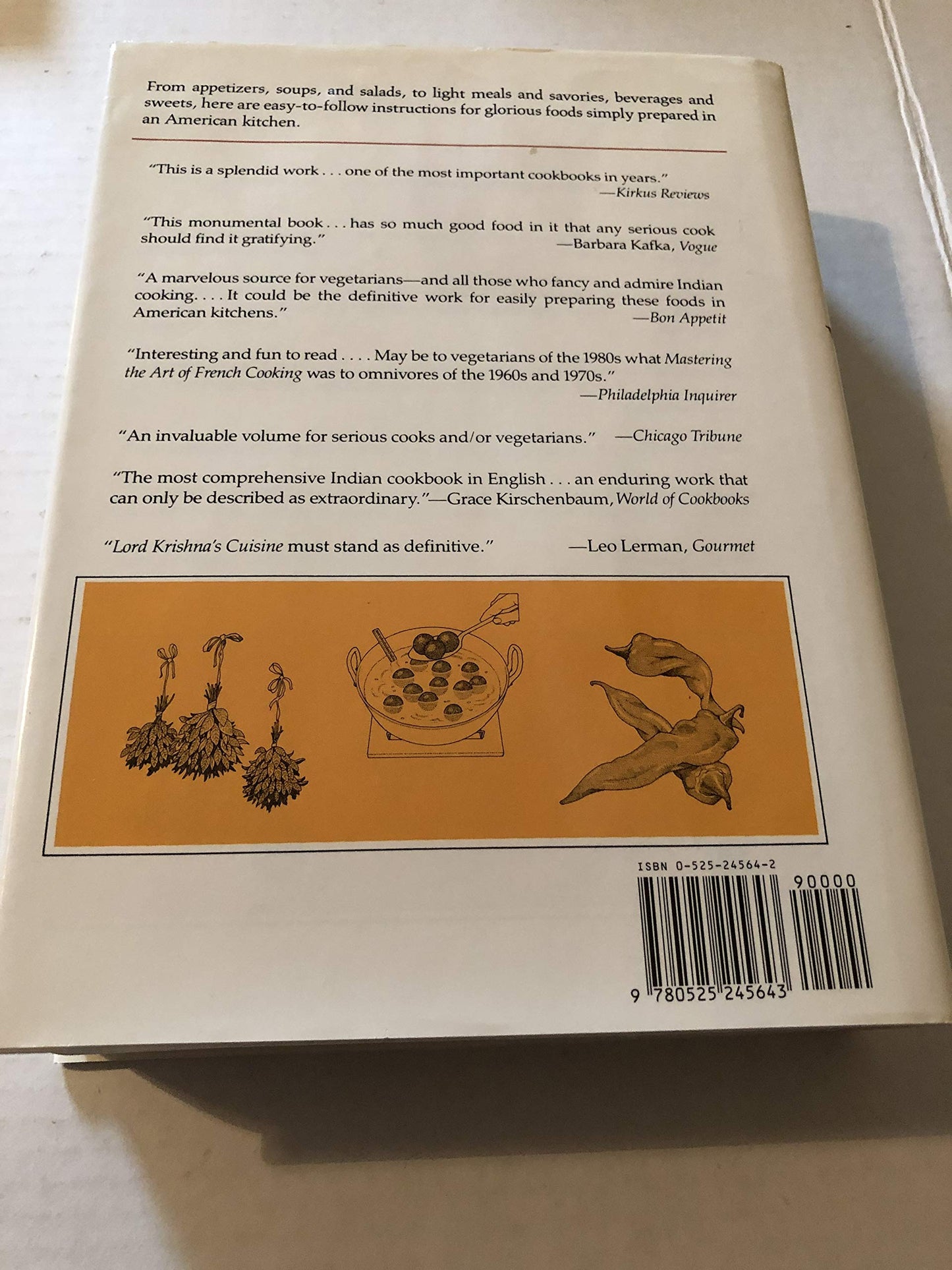Lord Krishna's Cuisine: The Art of Indian Vegetarian Cooking