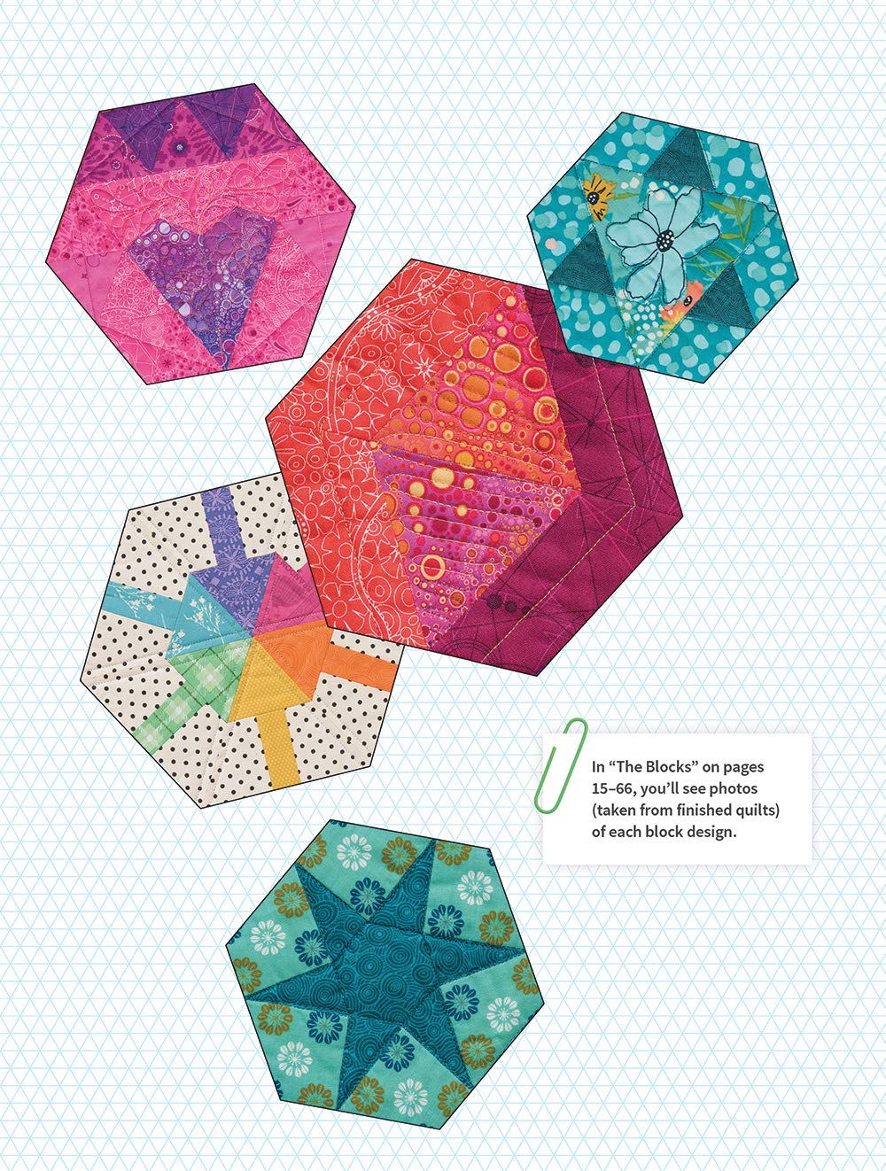 The New Hexagon 2: 52 More Blocks to English Paper Piece by