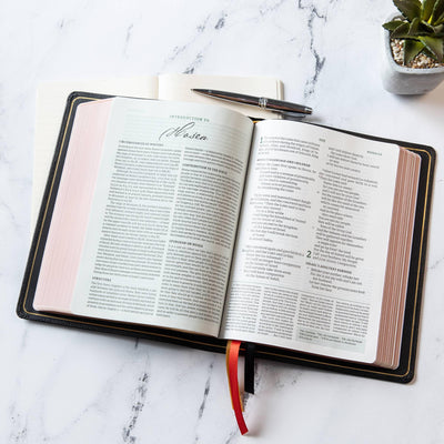 CSB Spurgeon Study Bible, Holman Handcrafted Collection, Black Premium Goatskin, Black Letter, Study Notes and Commentary, Quotes, Sermons Outlines, Easy-to-Read Bible Serif Type