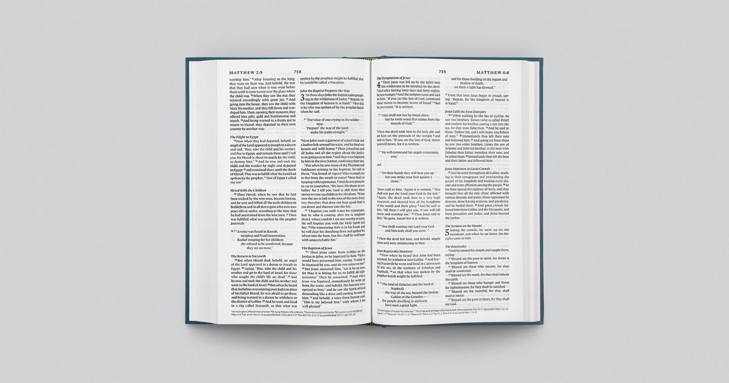 ESV Church Bible (Hardcover, Blue)