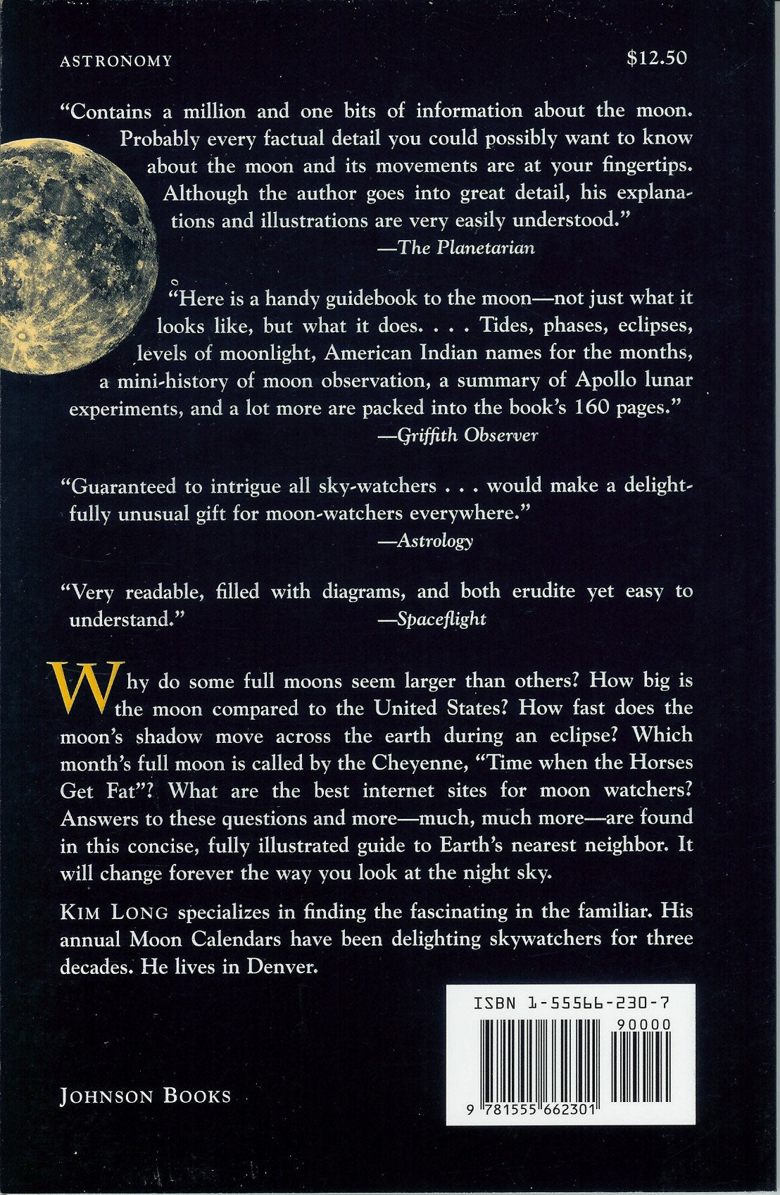 The Moon Book: Fascinating Facts about the Magnificent Mysterious Moon