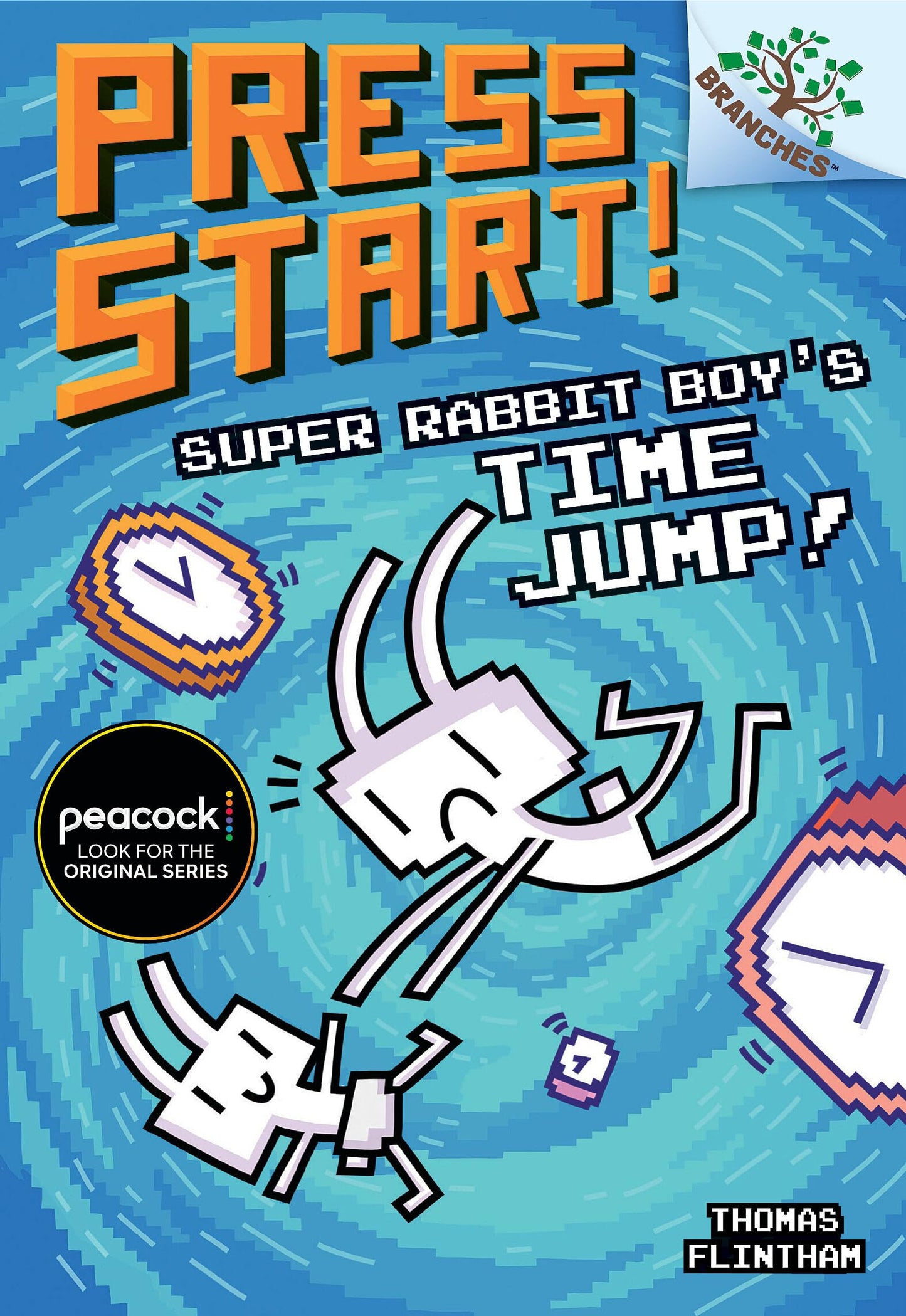 Super Rabbit Boys Time Jump!: A Branches Book (Press Start! #9) (8)
