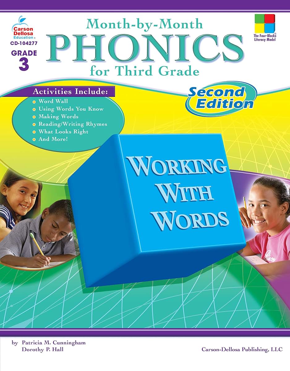 Month-by-Month Phonics for Third Grade by Cunningham, Patric