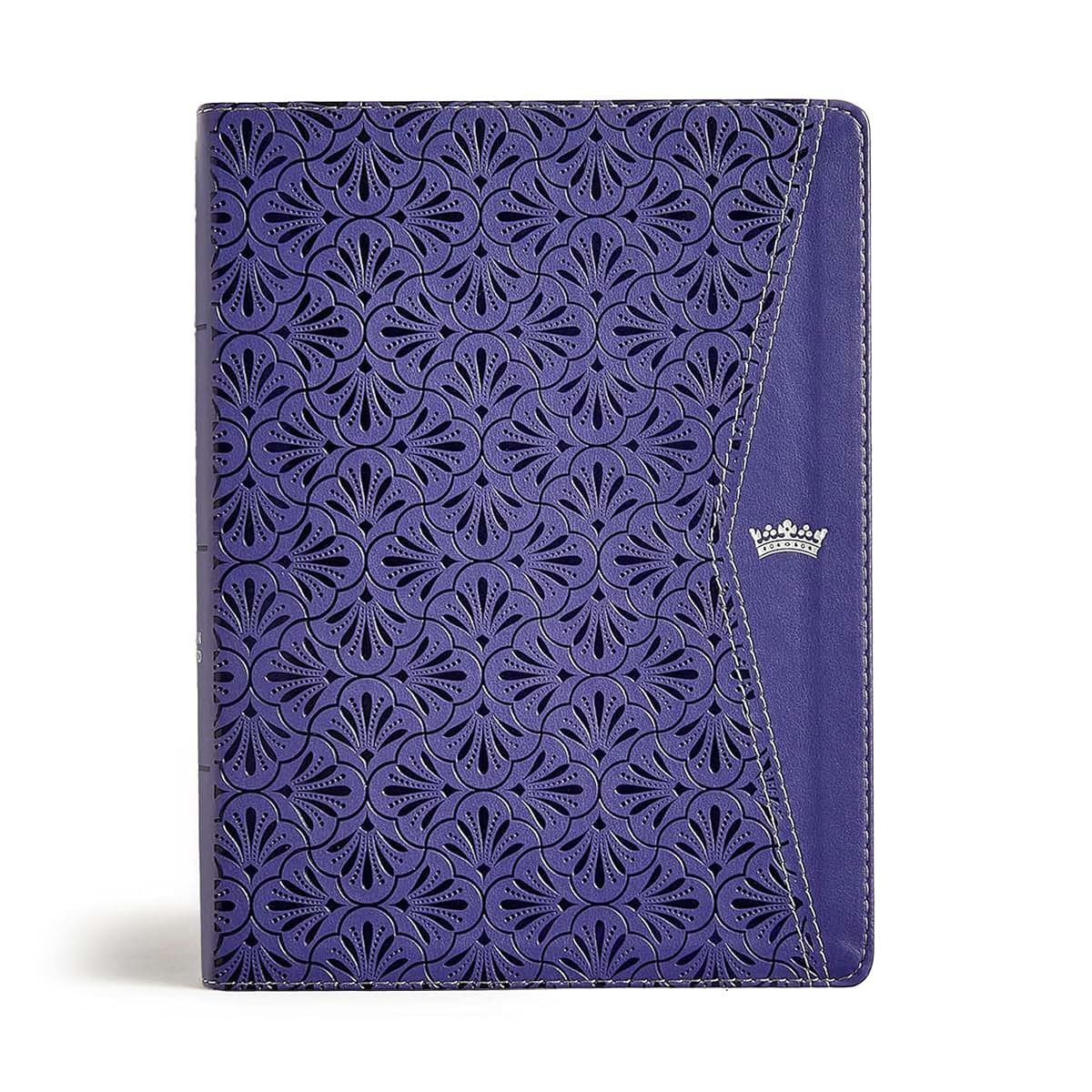 CSB Tony Evans Study Bible, Purple LeatherTouch, Black Letter, Study Notes and Commentary, Articles, Videos, Charts, Easy-to-Read Bible Serif Type