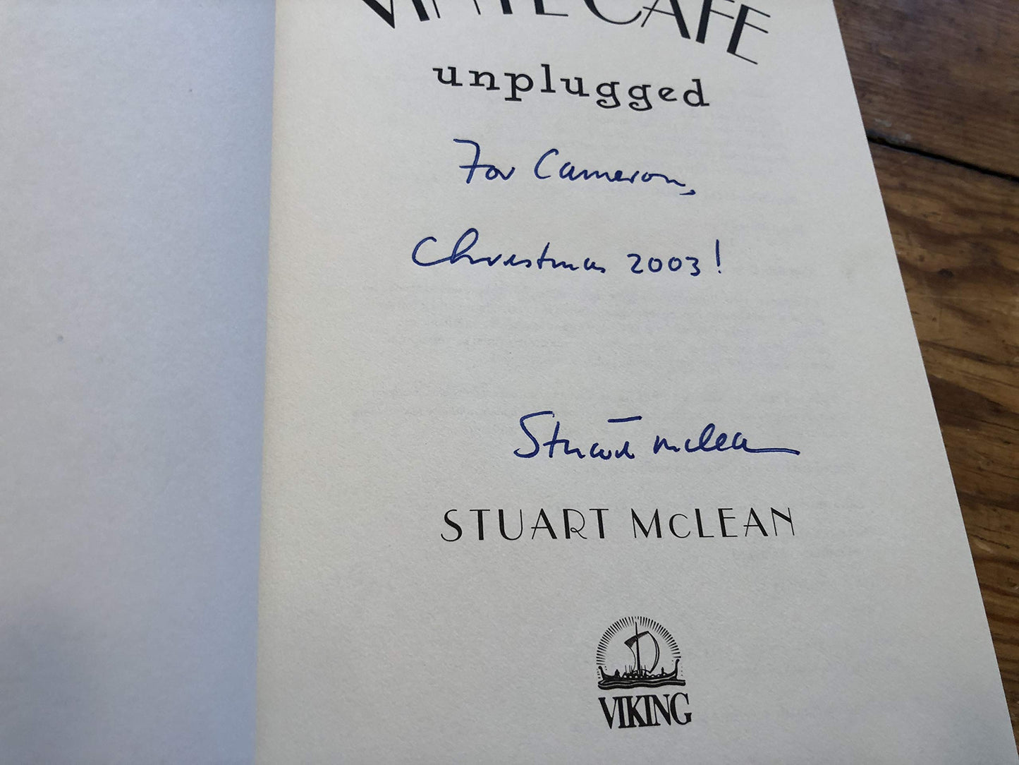 The Vinyl Cafe unplugged by McLean, Stuart