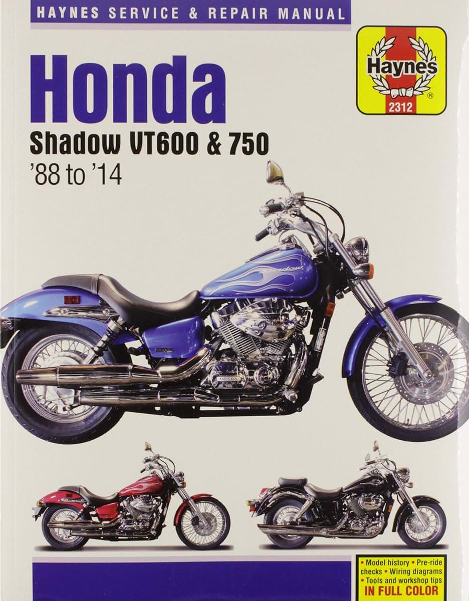 Honda Shadow VT600 and VT750, 600cc and 750cc from 1988 thru 2000 (Owners Workshop Manual)