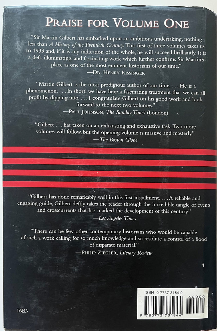 A History of the Twentieth Century, Volume II: 1933-1951 — back cover