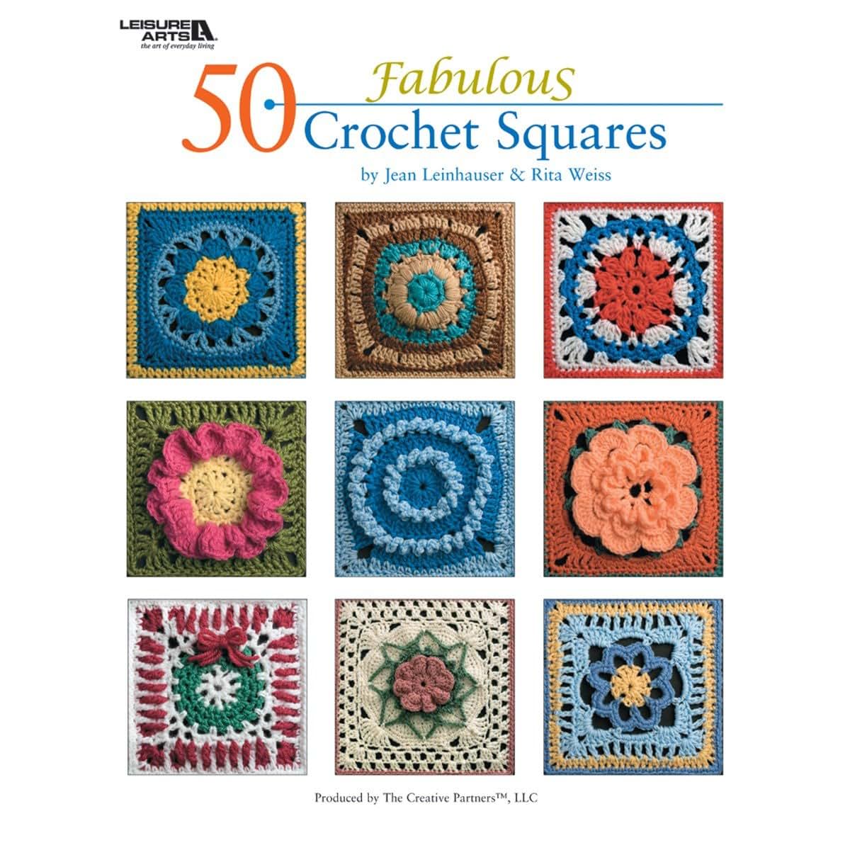 50 Fabulous Crochet Squares (Leisure Arts #4420)