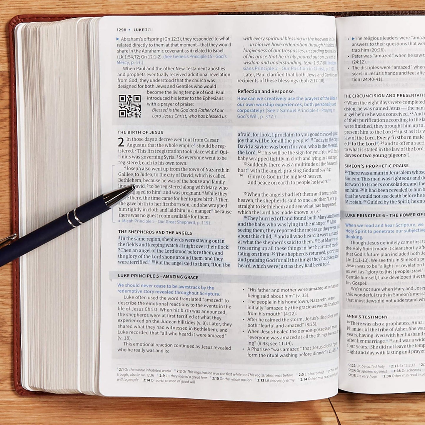 CSB Life Essentials Interactive Study Bible, Brown LeatherTouch, Black Letter, Study Commentary, Life Principles, QR Codes, Videos, Easy-to-Read Bible Serif Type