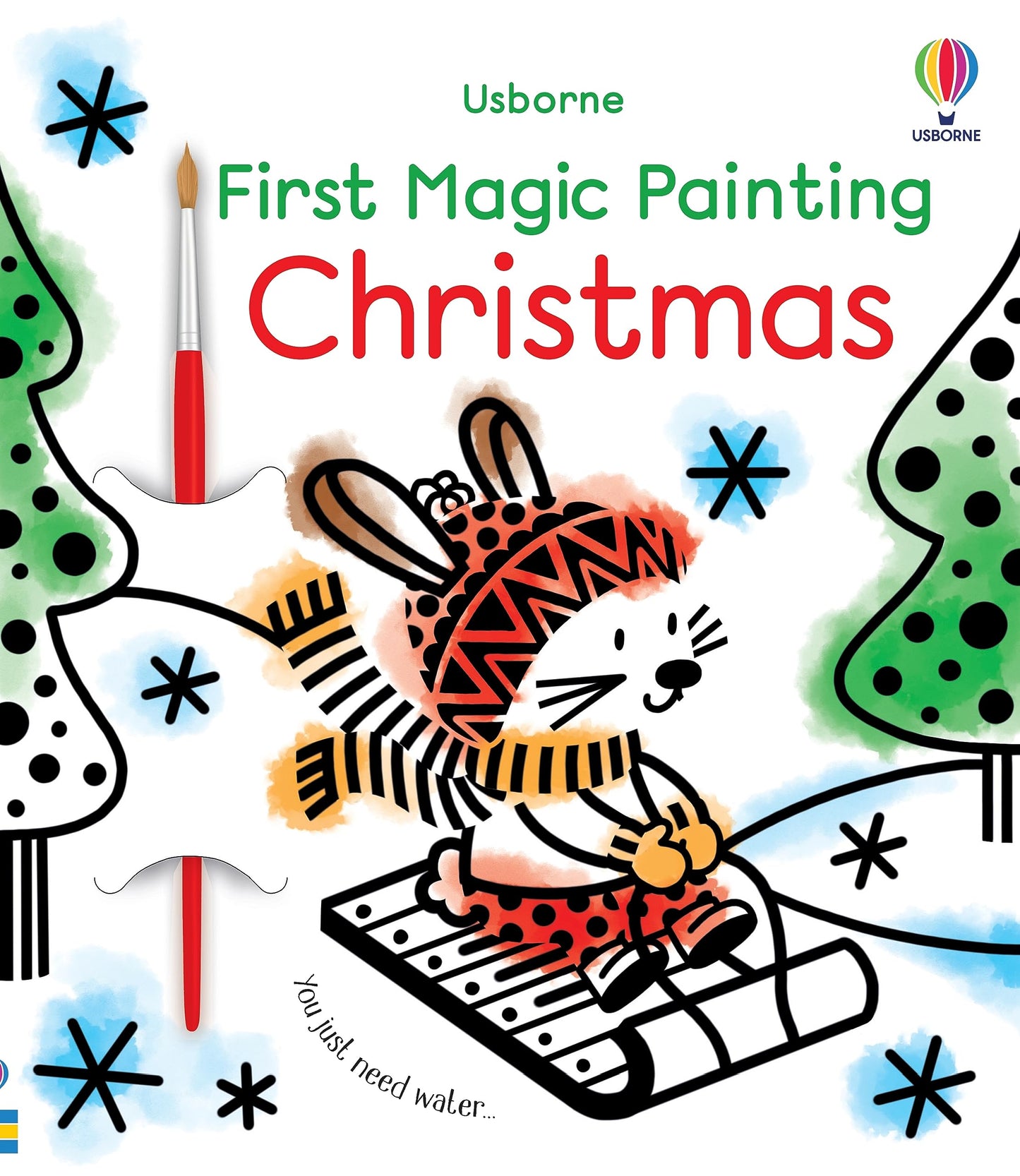 First Magic Painting Christmas: A Festive Water Coloring Activity Book for Kids, with Simple Stylish Images to Bring the Holiday Season to Life