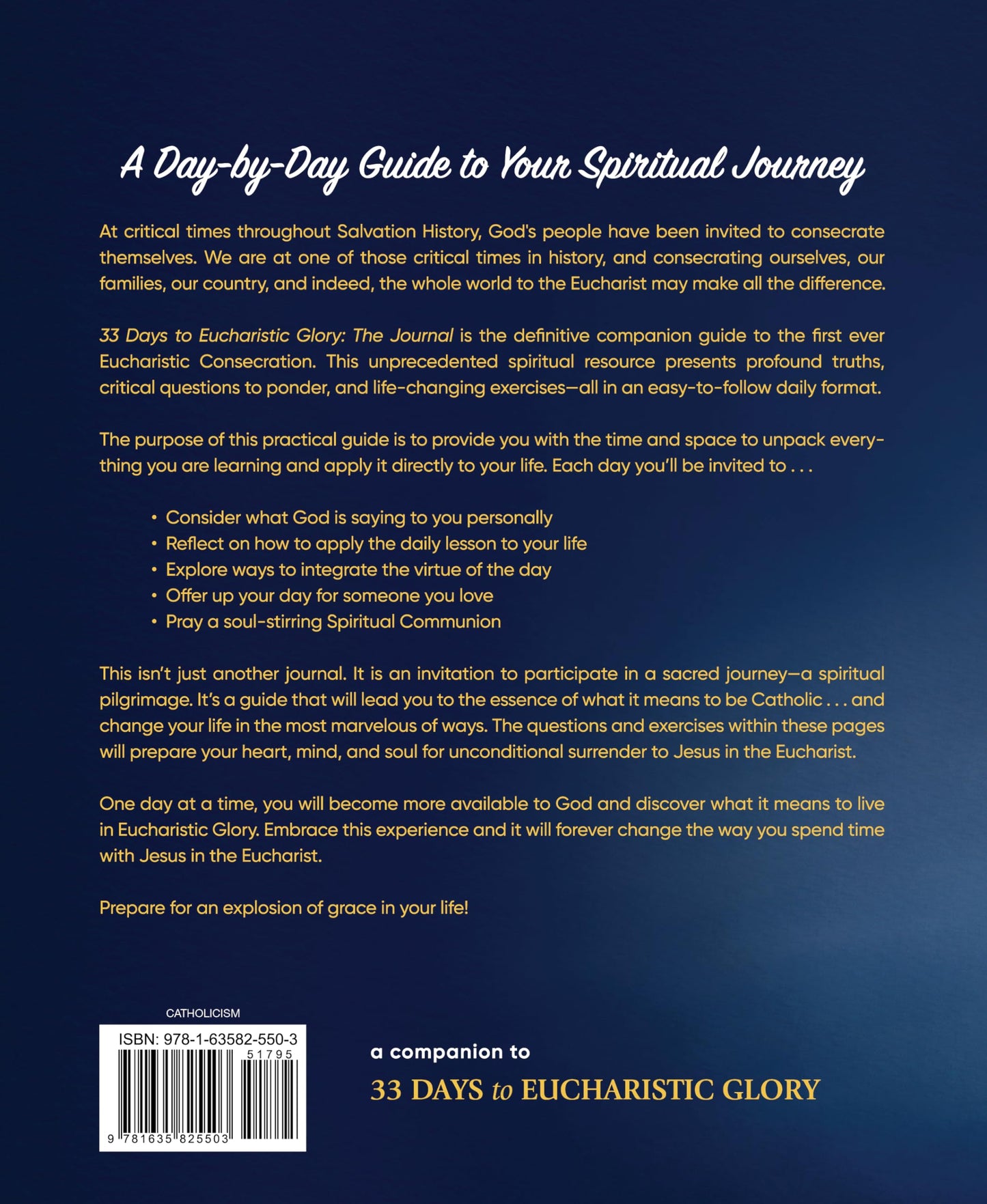 33 Days to Eucharistic Glory: The Journal
