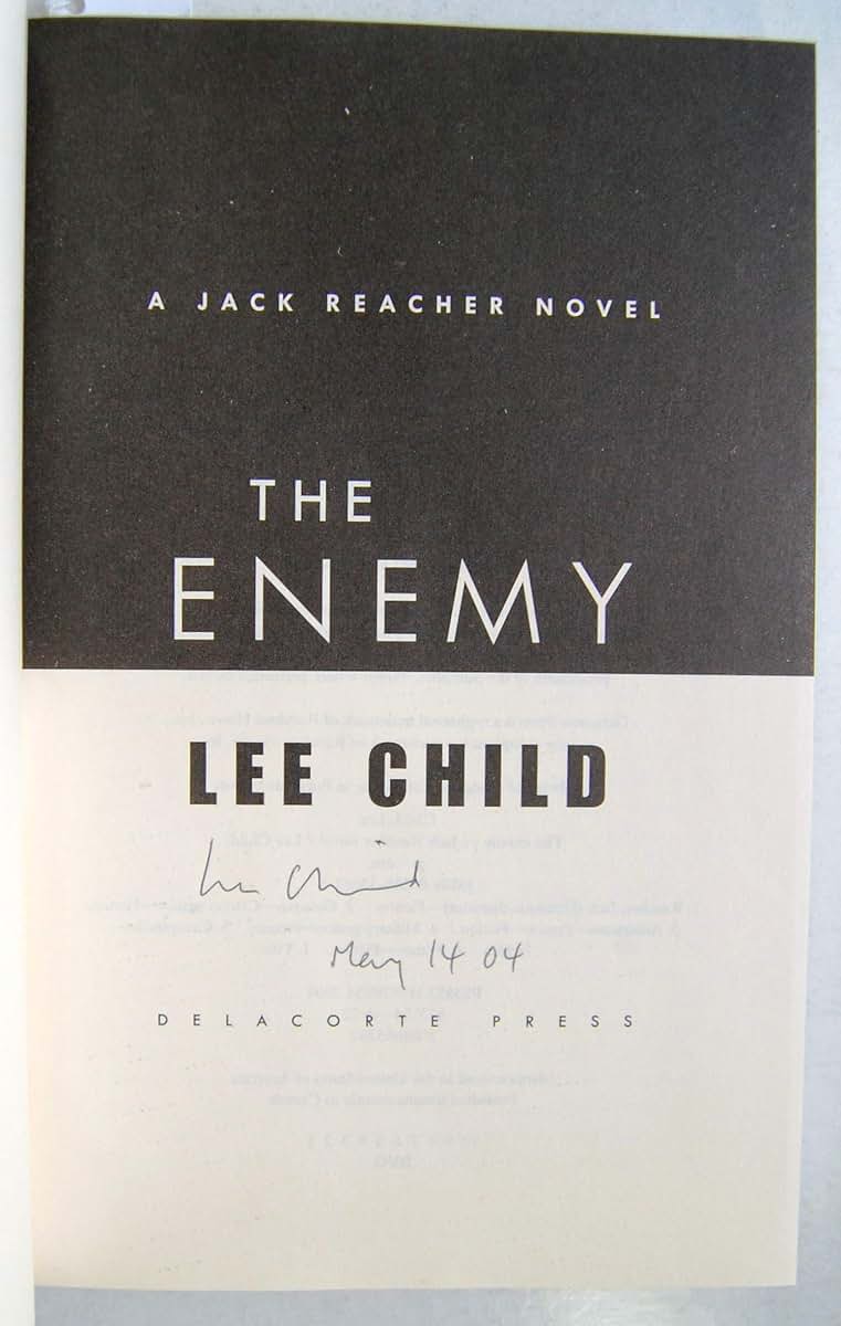 The Enemy (Jack Reacher, No. 8) by Child, Lee