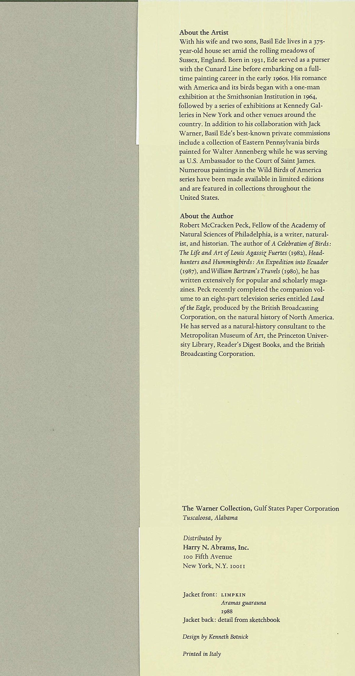 Wild Birds of America: The Art of Basil Ede