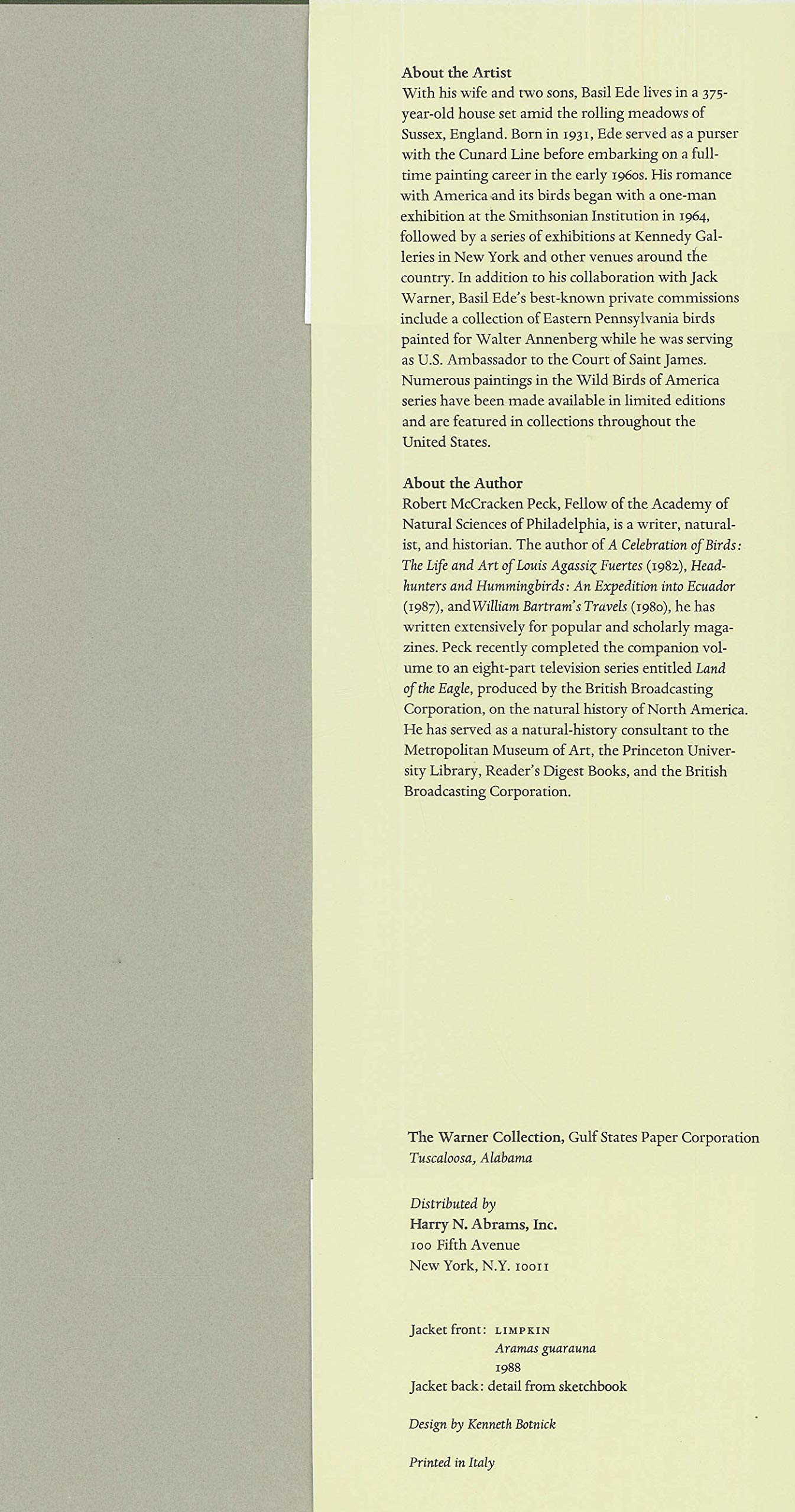 Wild Birds of America: The Art of Basil Ede