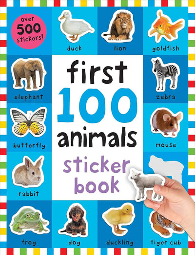 First 100 Animals Stickers Book: 500 Stickers by Priddy, Rog