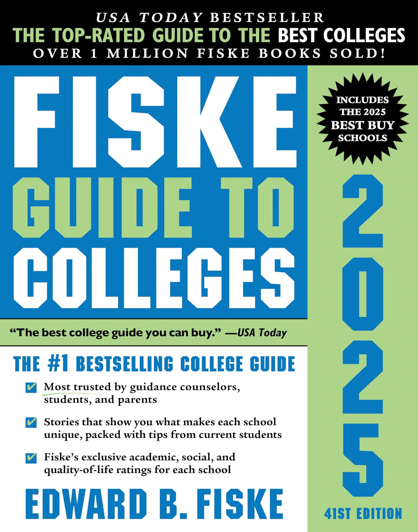Fiske Guide to Colleges 2025 by Edward Fiske