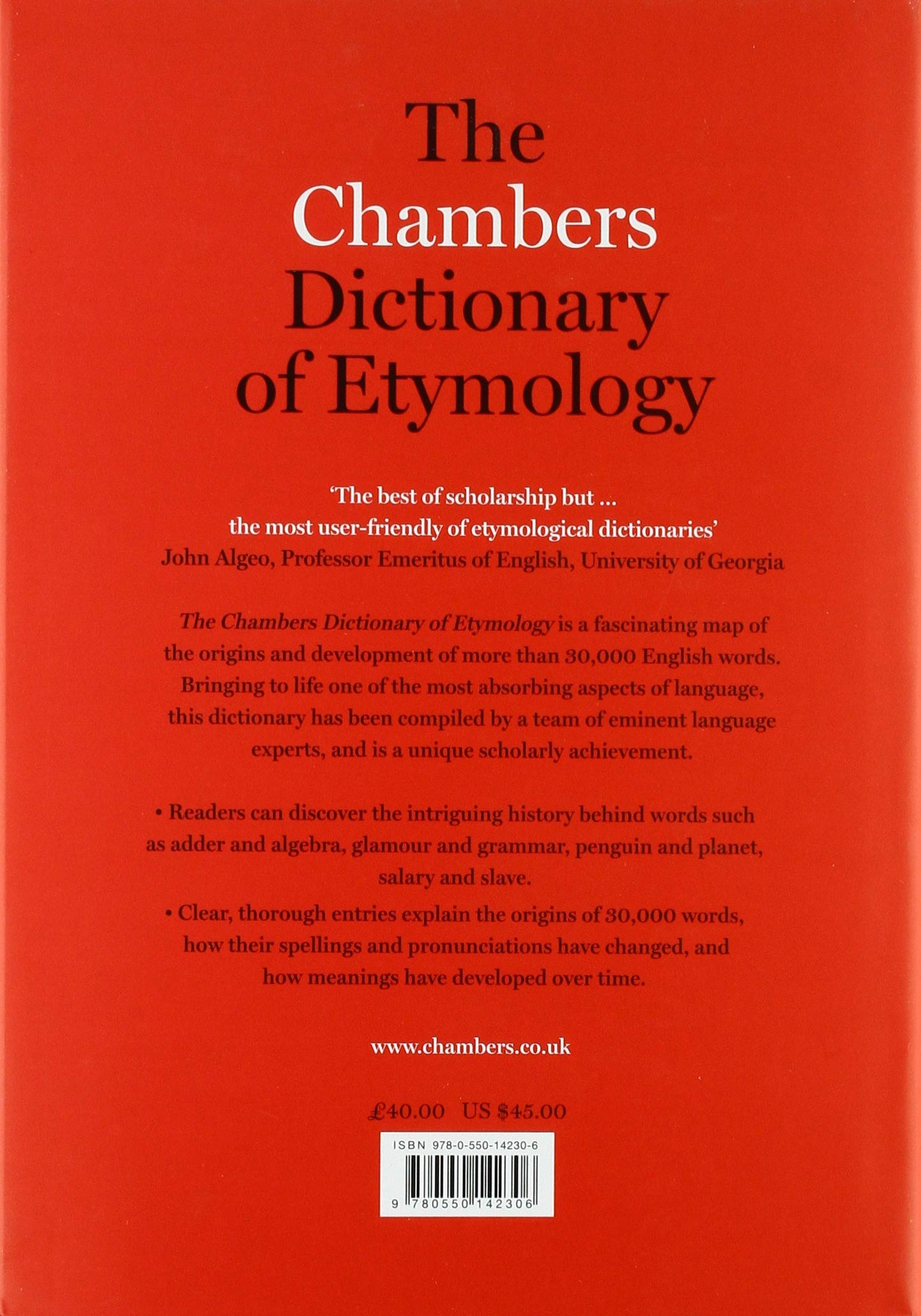 Chambers Dictionary of Etymology
