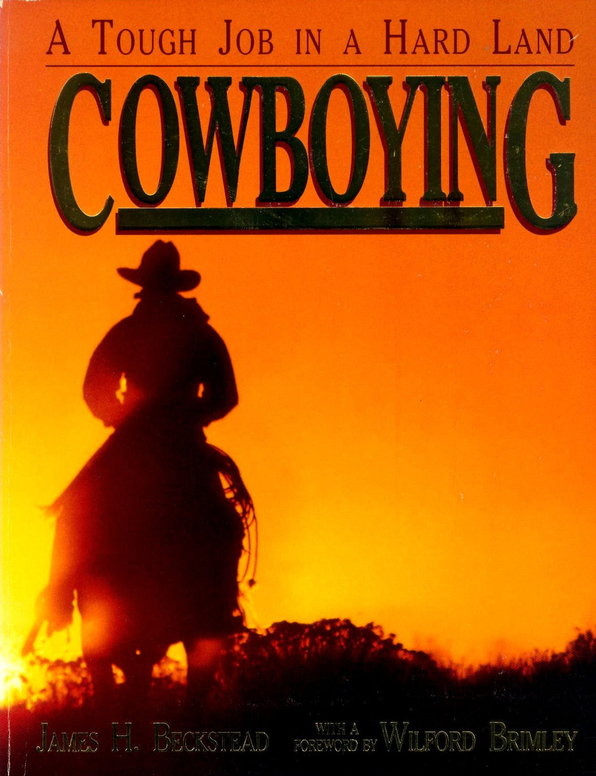 Cowboying: A Tough Job in a Hard Land (University of Utah Publications in the American West, Vol. 27)