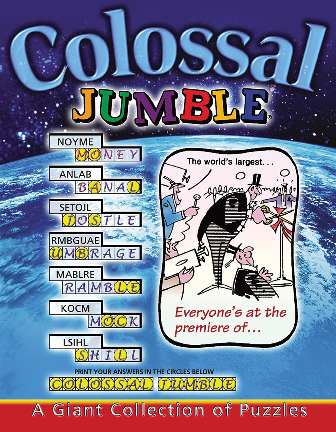 Colossal Jumble: A Giant Collection of Puzzles (Jumbles)