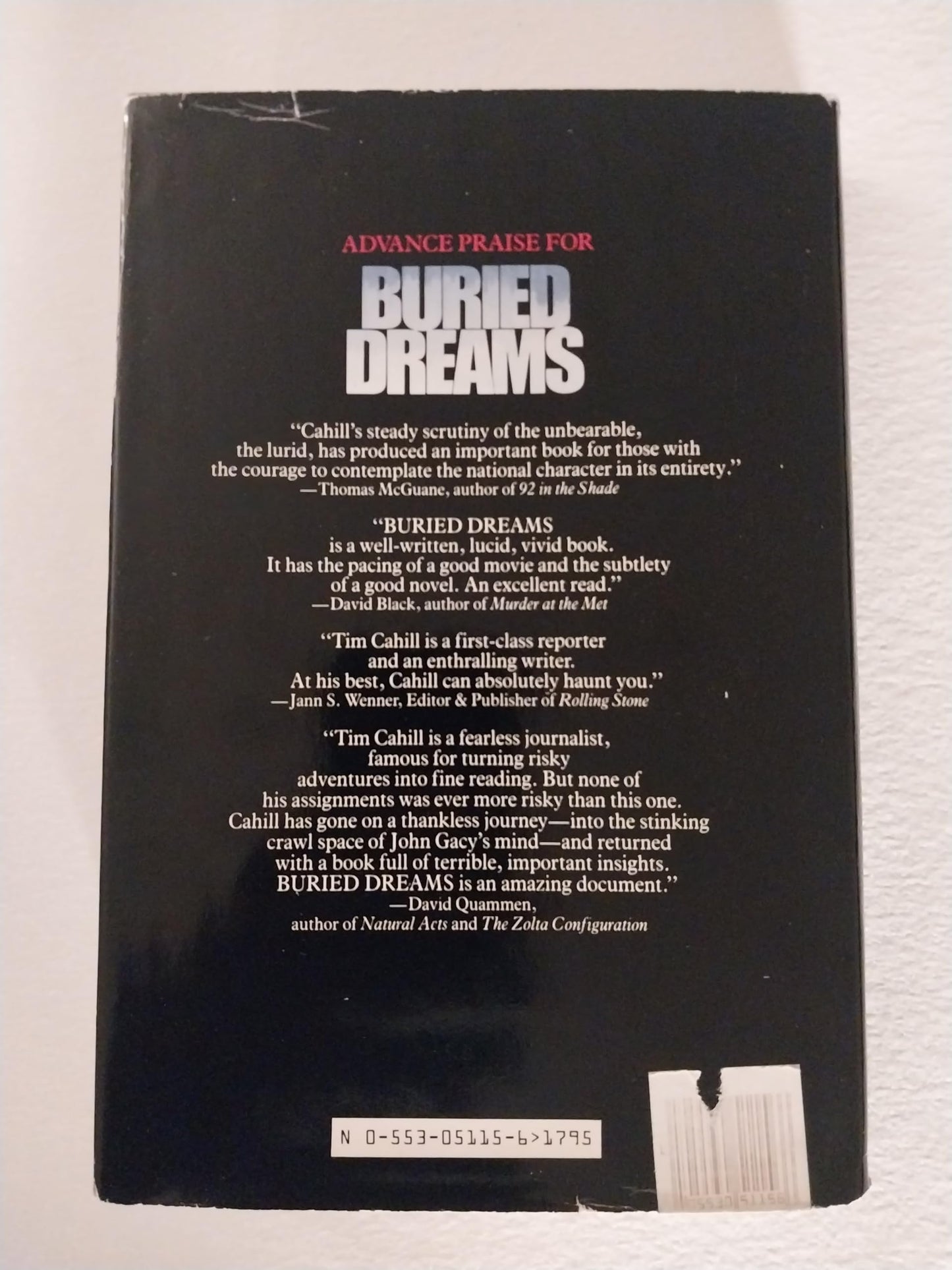 Buried Dreams: Inside the Mind of a Serial Killer by Cahill