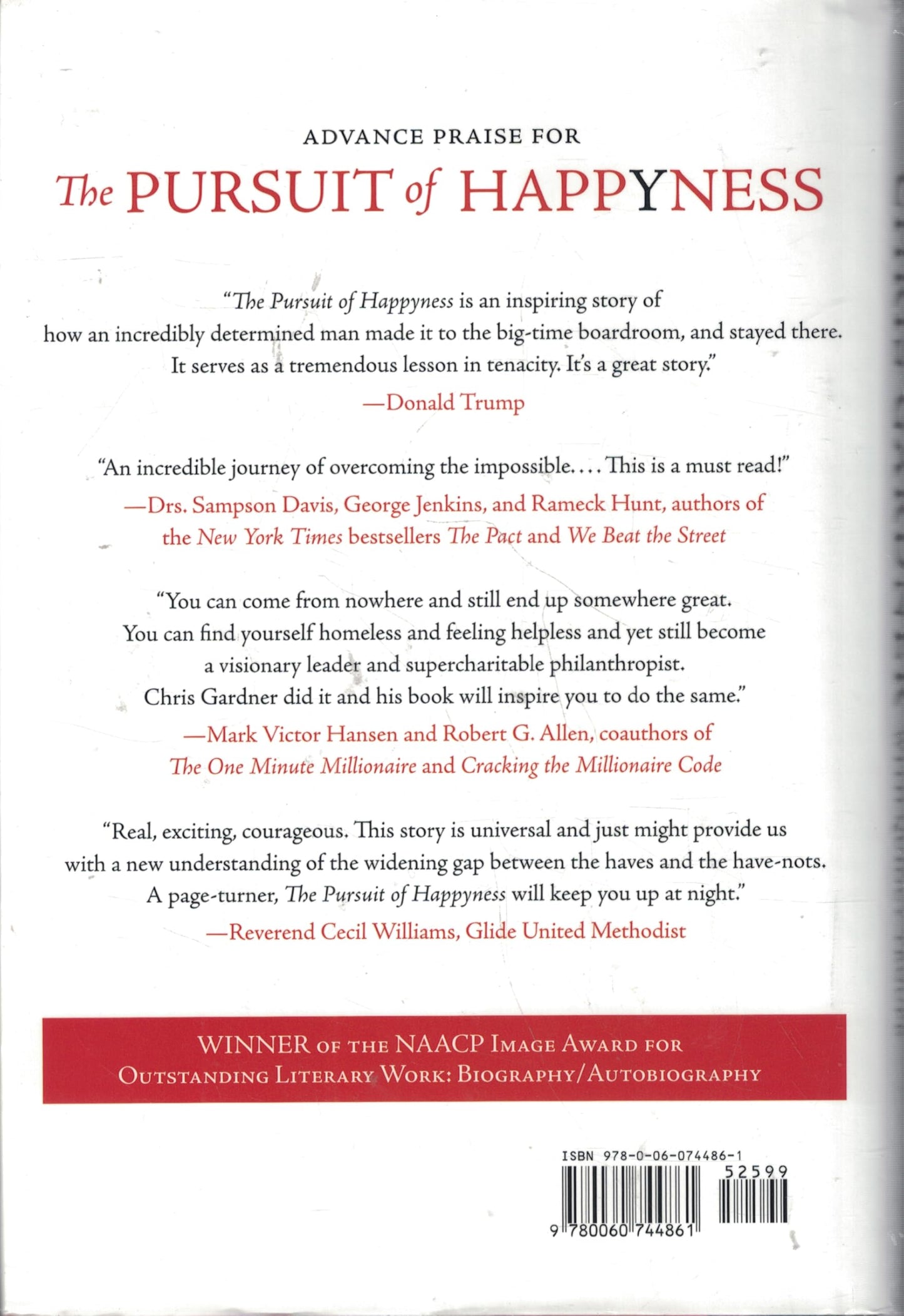 The Pursuit of Happyness: An NAACP Image Award Winner