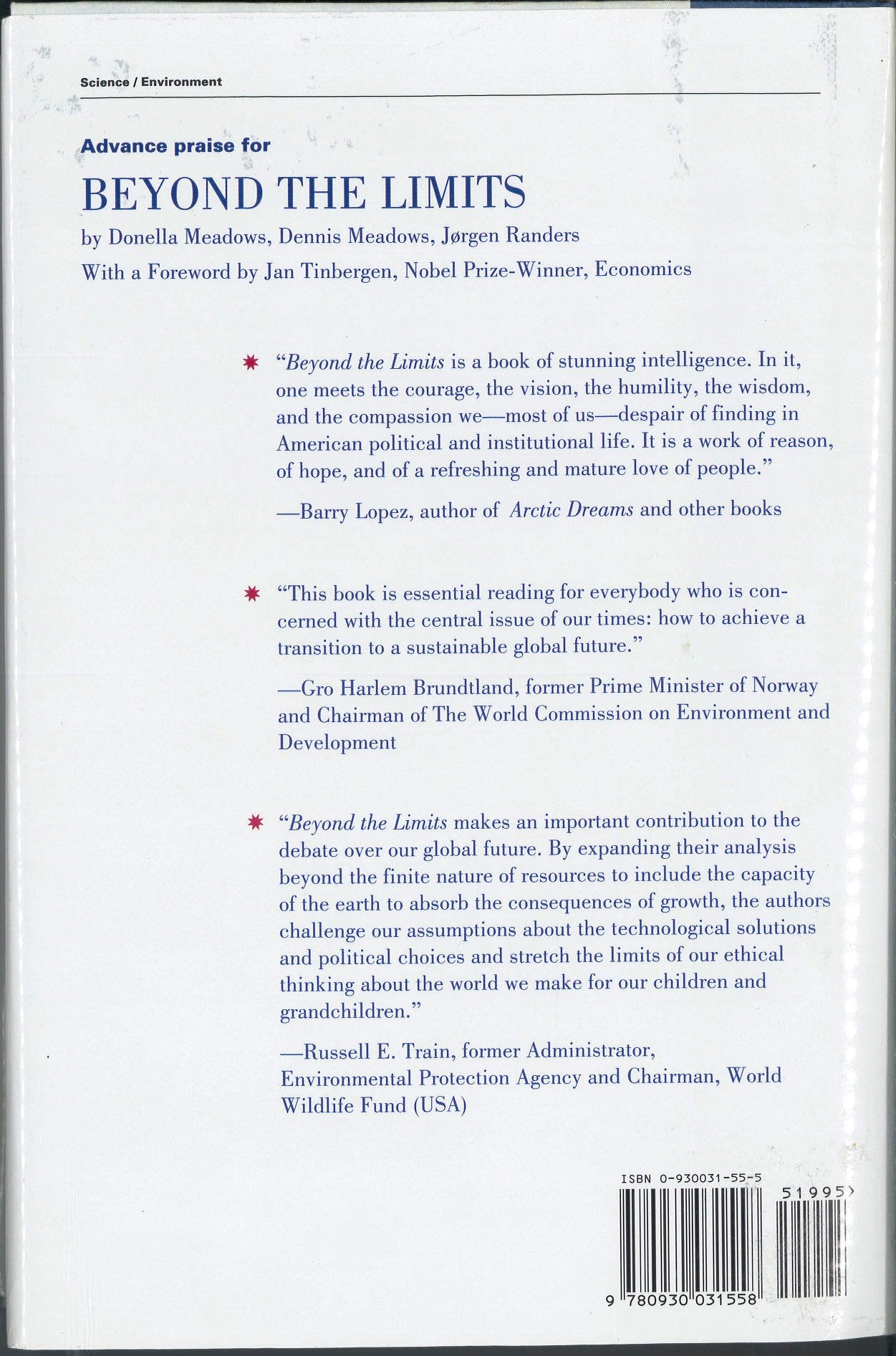 Beyond the Limits: Confronting Global Collapse, Envisioning a Sustainable Future