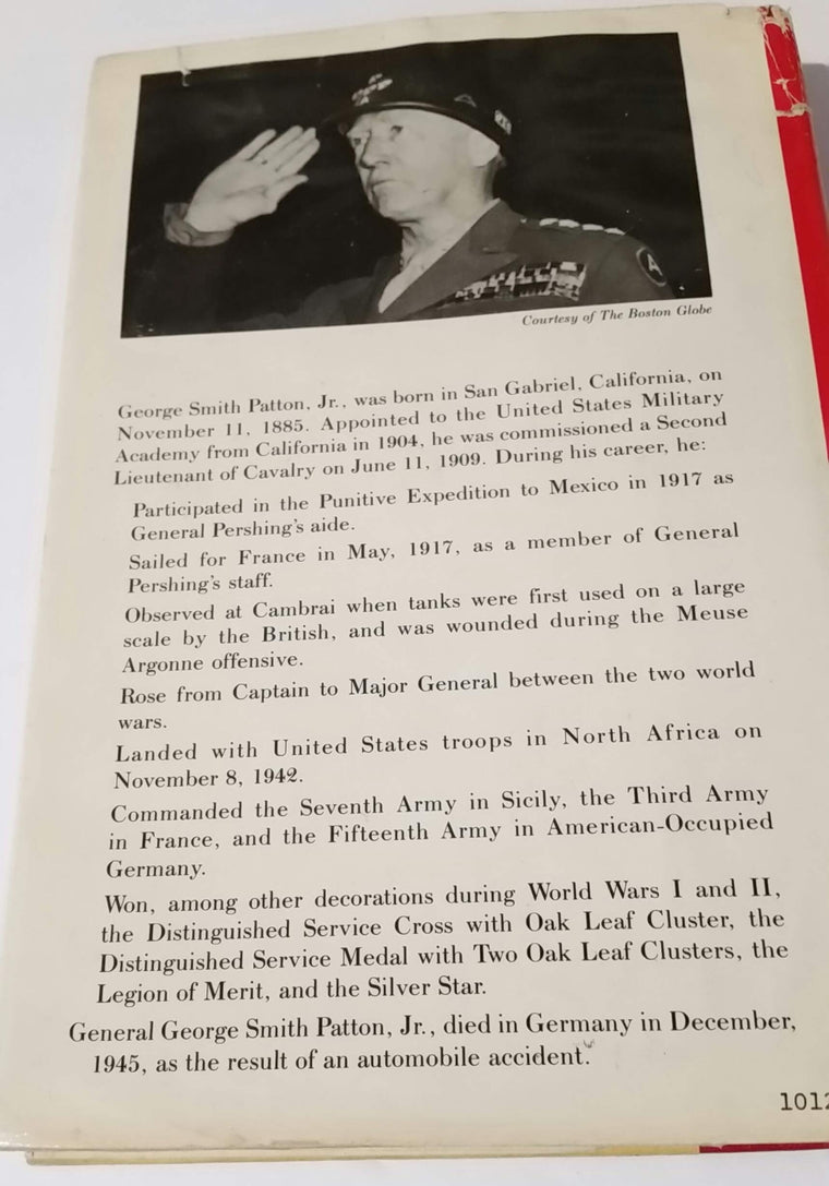 War as I Knew It — back cover