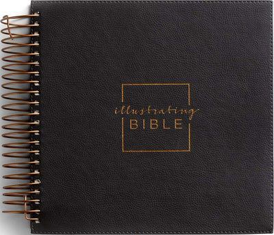 Illustrating Bible NIV Dark Grey (Spiral Bound), J3482 (8 Point Font)