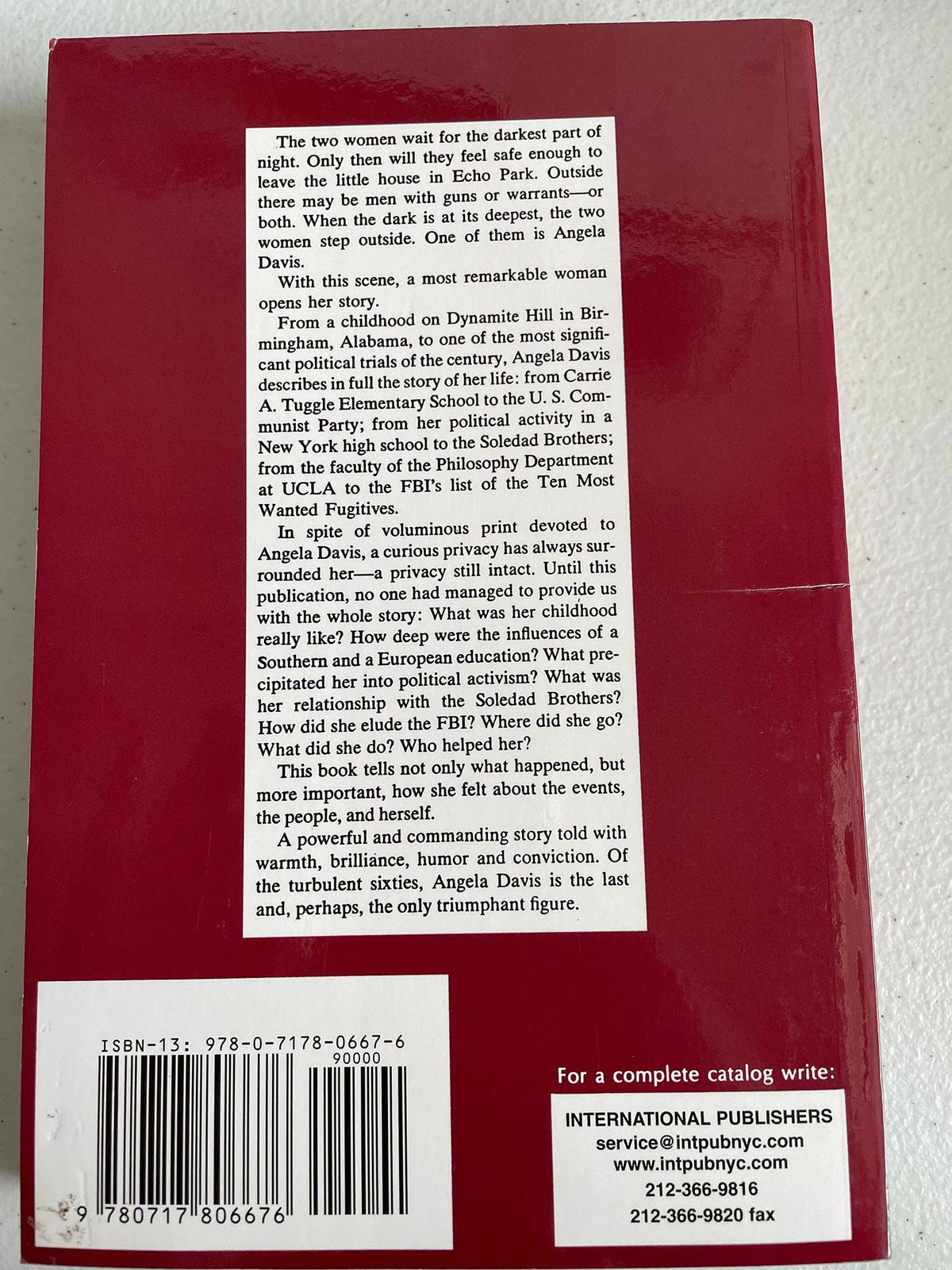 Angela Davis: An Autobiography