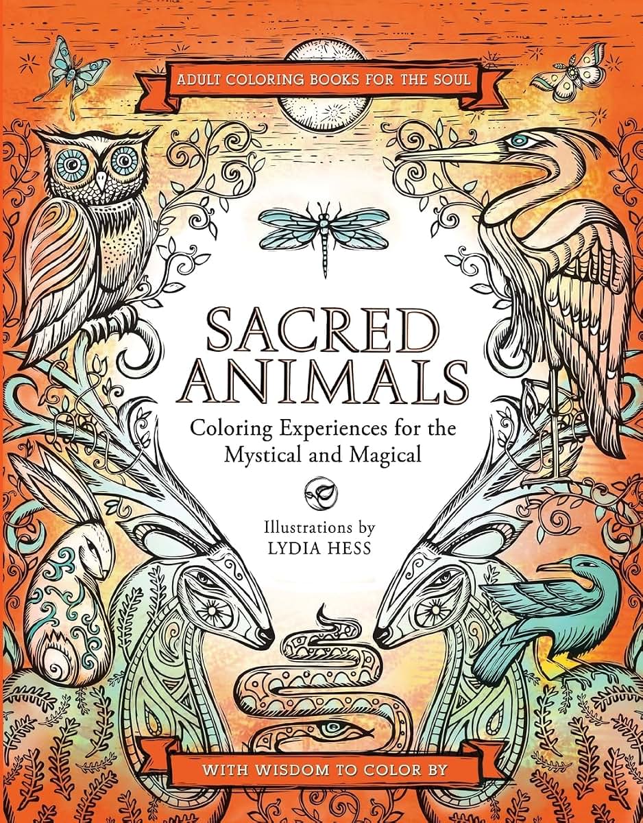 Sacred Animals (Coloring Books for the Soul)