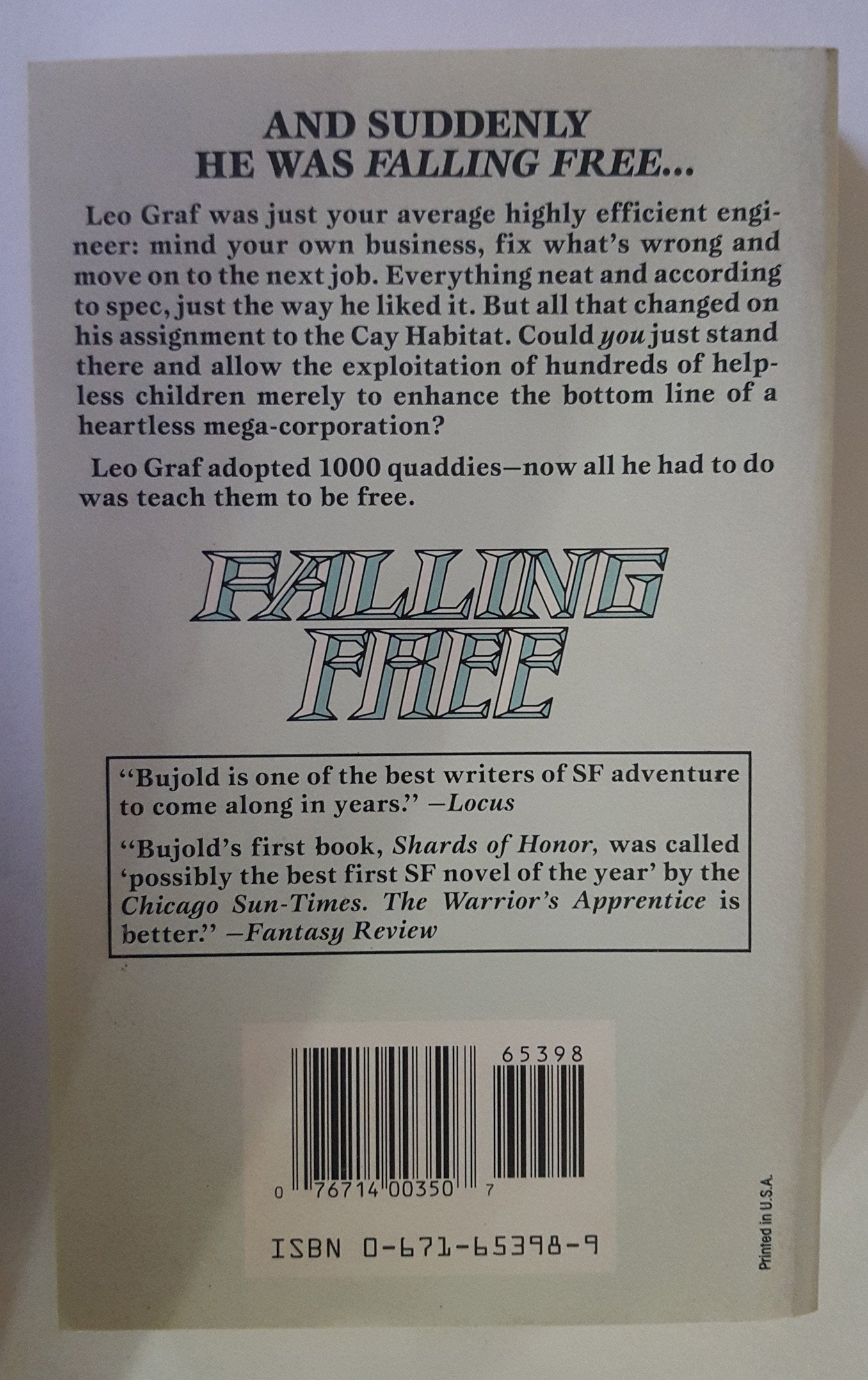 Falling Free by Bujold, Lois McMaster