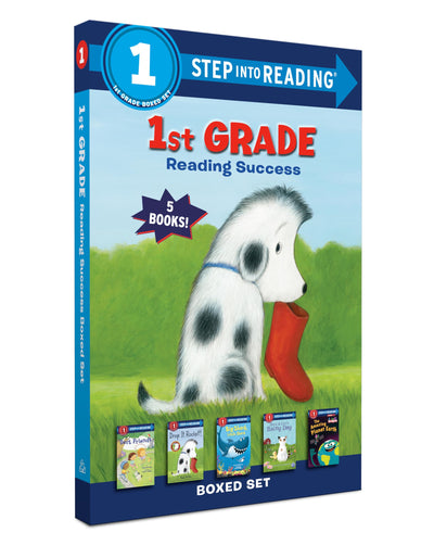 1st Grade Reading Success Boxed Set: Best Friends, Duck & Cat's Rainy Day, Big Shark, Little Shark, Drop It, Rocket! The Amazing Planet Earth (Step into Reading Boxed Set)